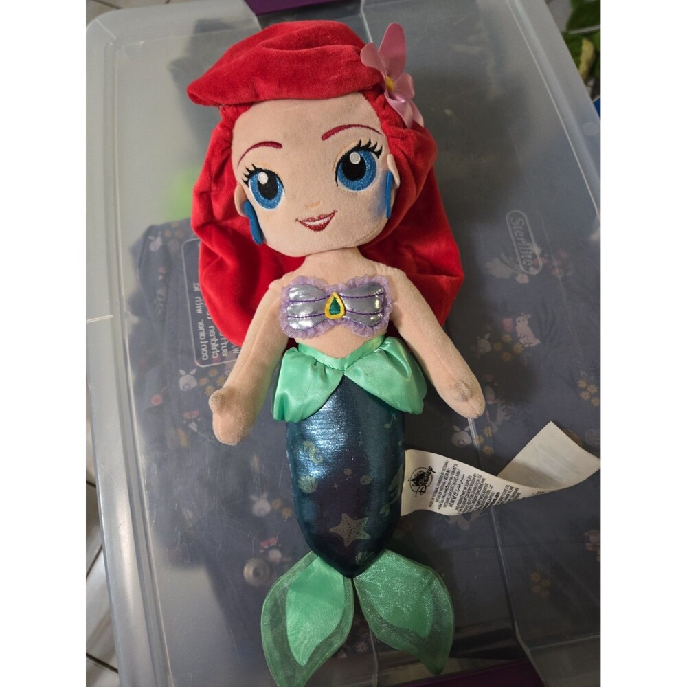 Disney Princess Ariel The Little Mermaid Small Plush Doll Soft And Cuddly